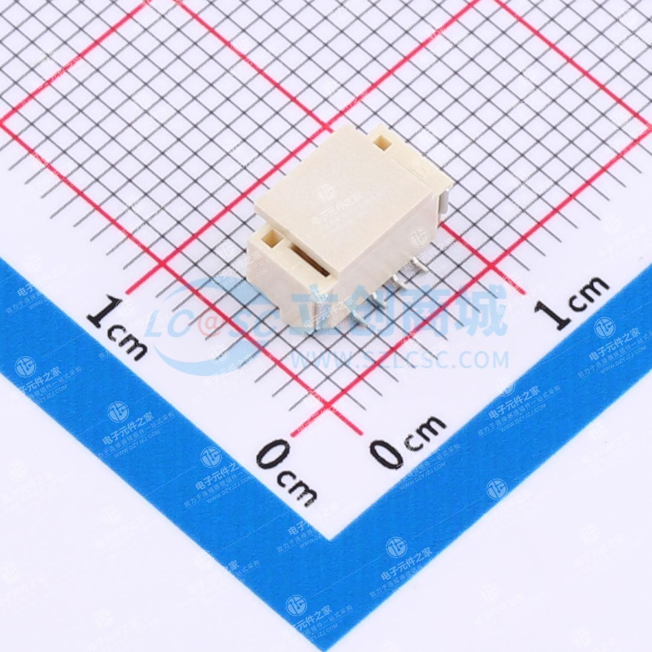 1x4P 间距:1.25mm 立贴 系列:GH