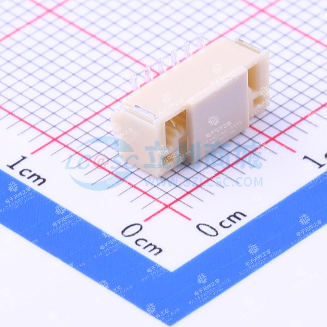 1x6P 间距:1.25mm 立贴 系列:GH