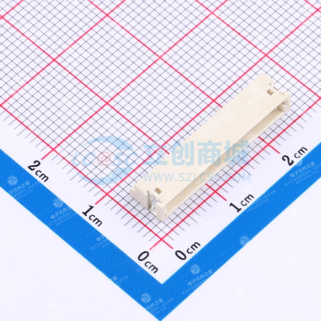 1x14P 1.5mm 卧贴