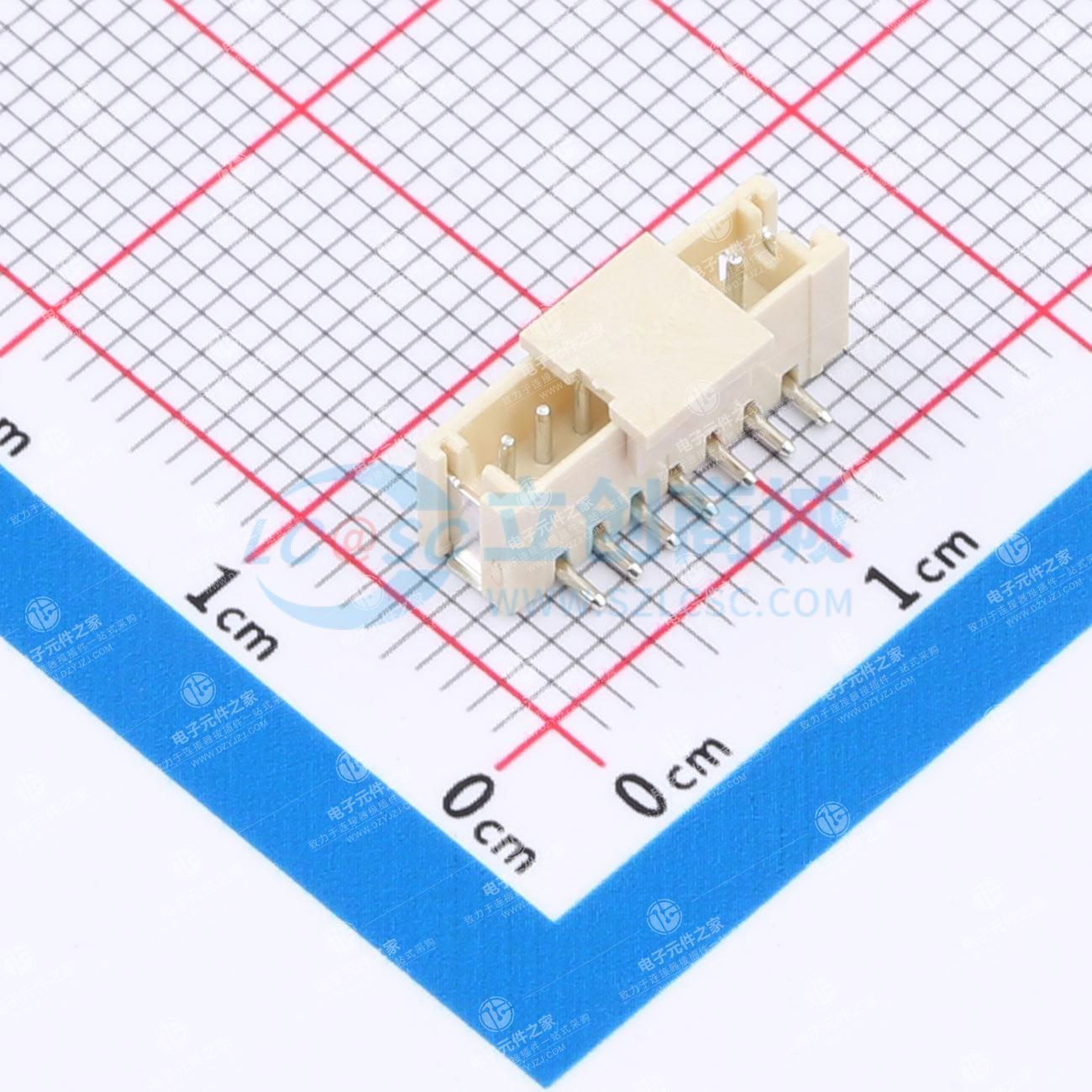 1x7P 1.5mm 立贴