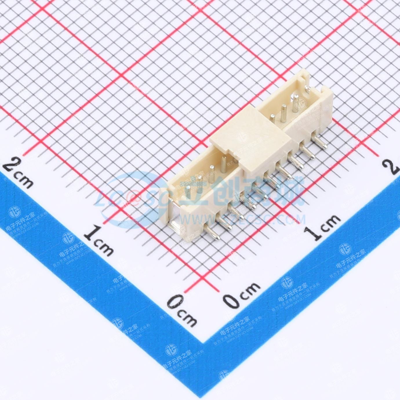 1x10P 1.5mm 立贴