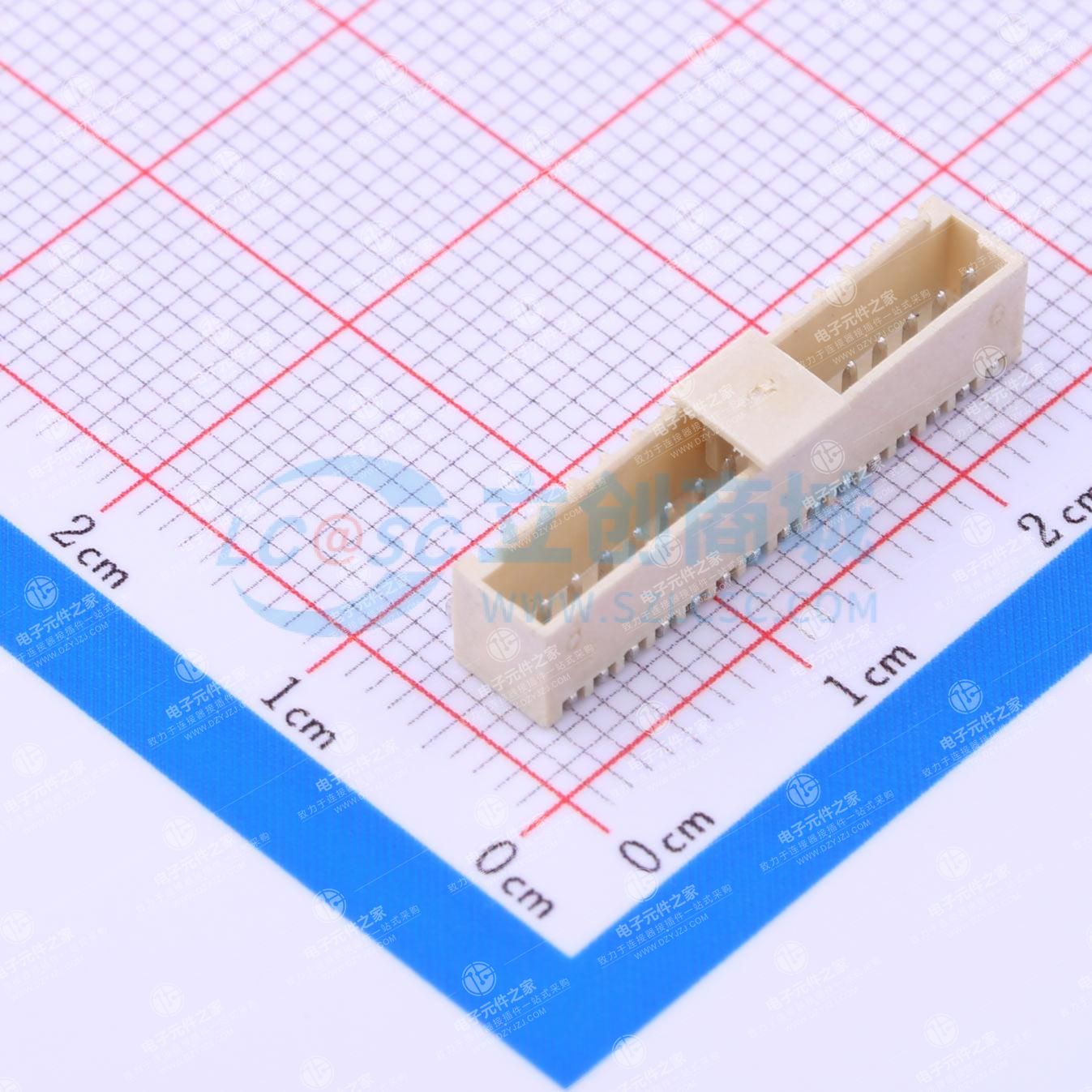 1x15P 间距:1.5mm 立贴