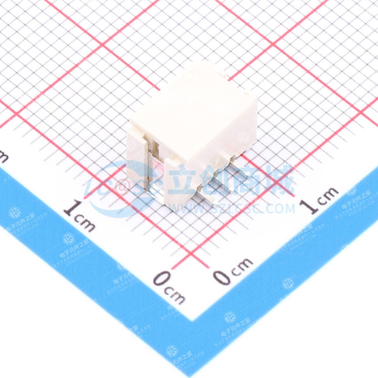 1x3P 2mm 立贴