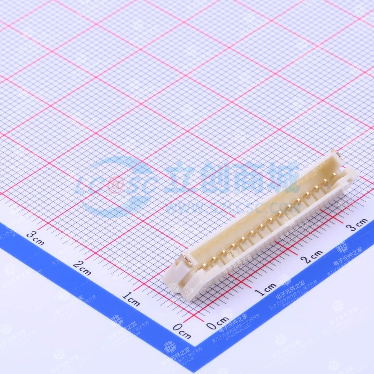 1x15P 2mm 卧贴