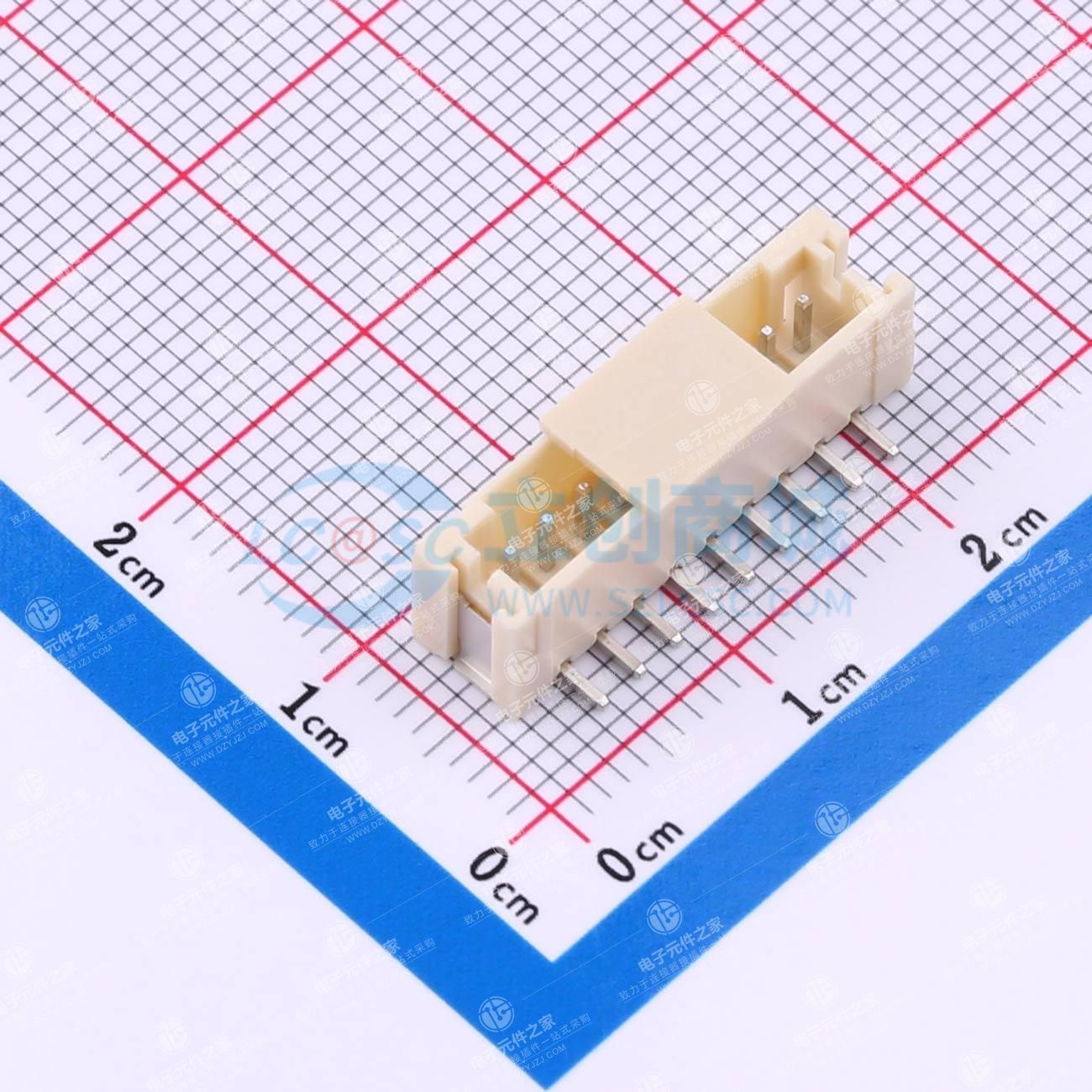 1x9P 2mm 卧贴