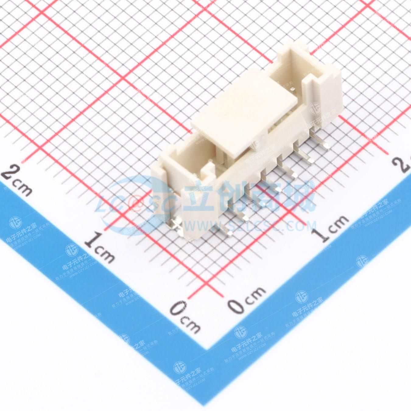 1x7P 2mm 立贴
