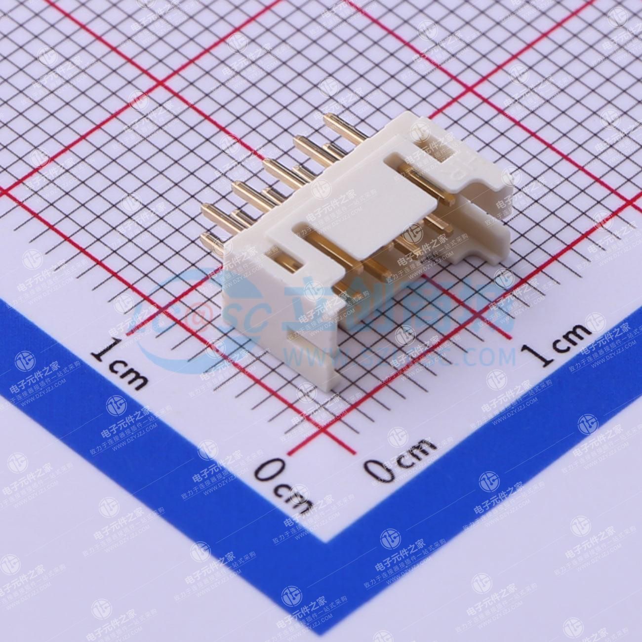 2x5P 间距:2mm 直插