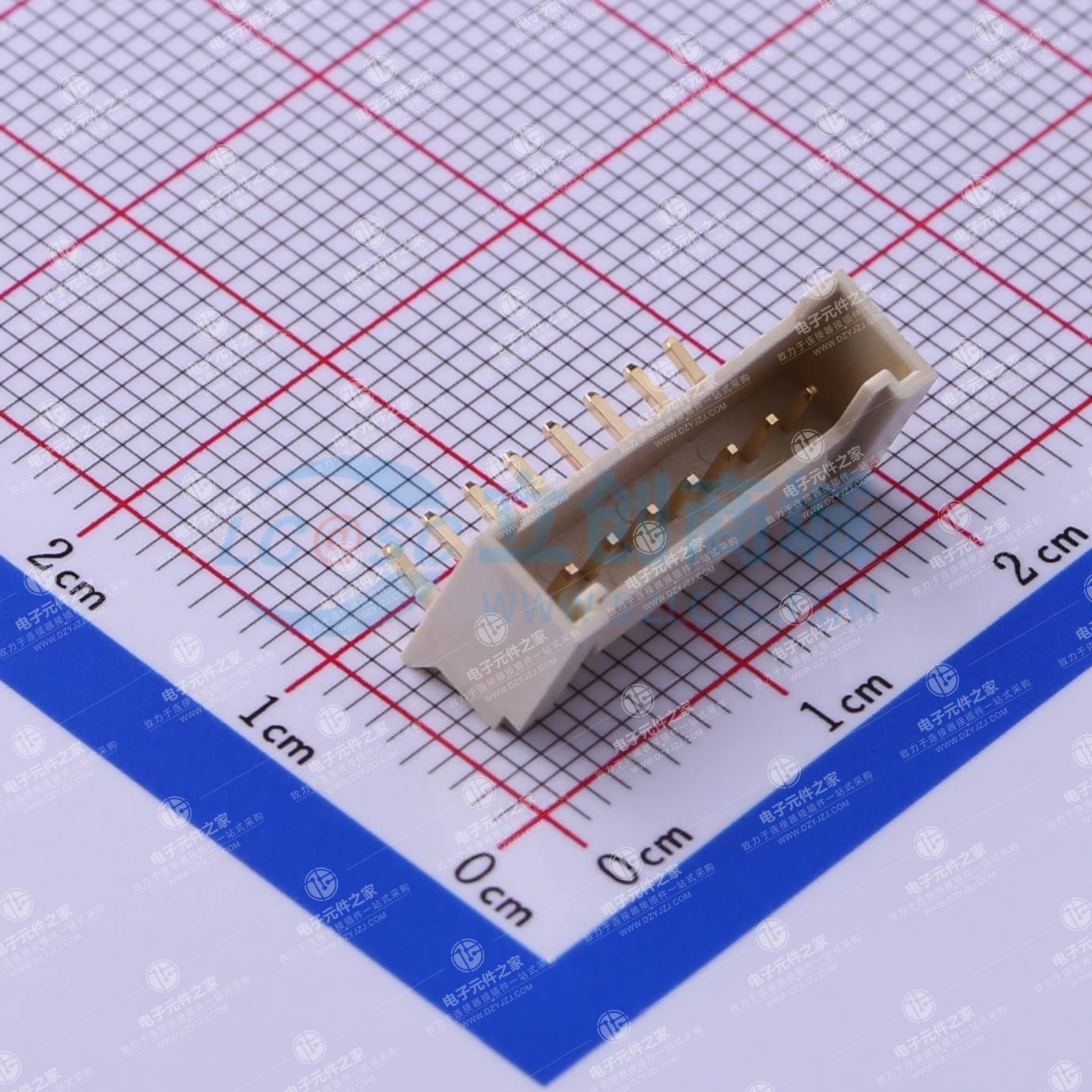1x8P 间距:2mm 弯插