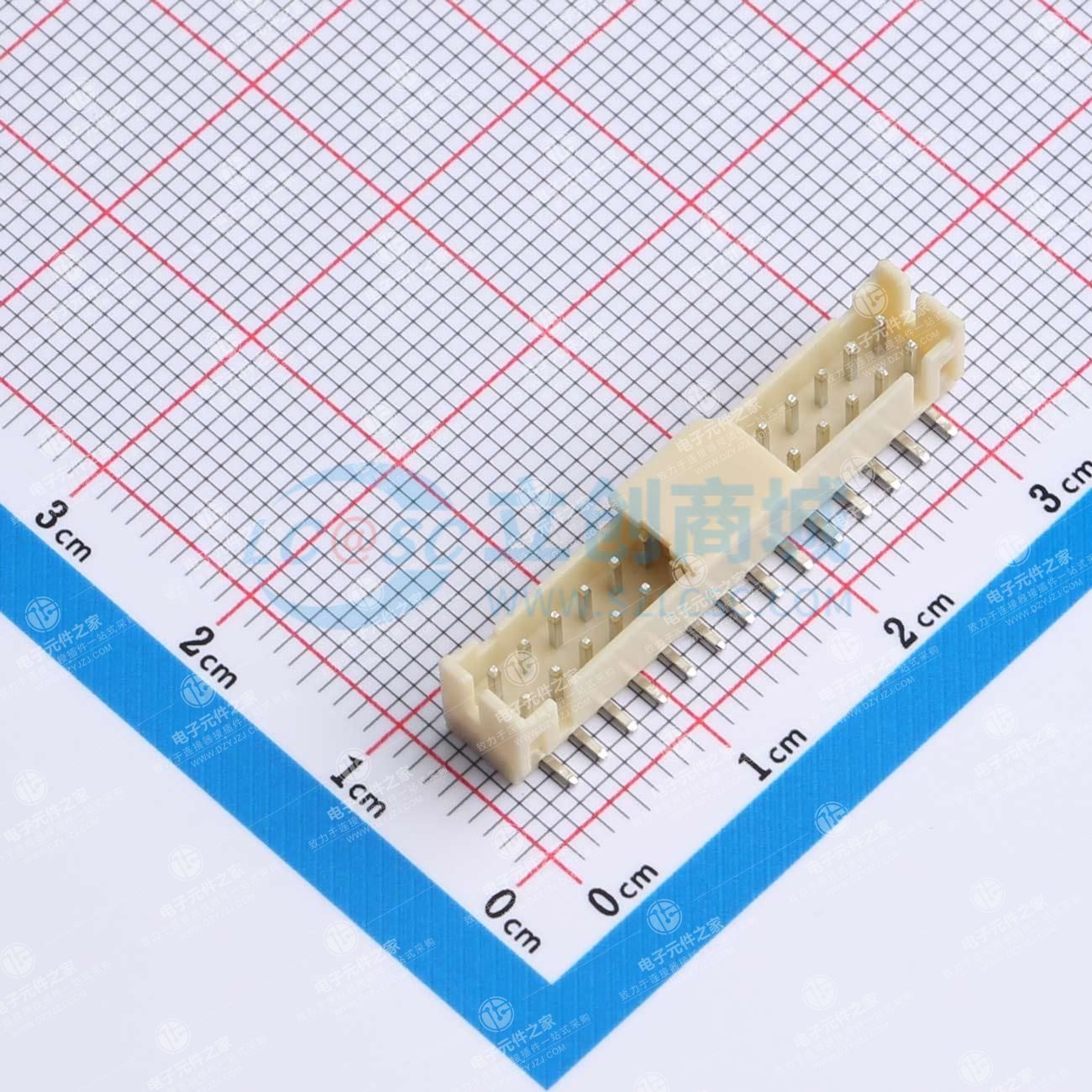 2x14P 间距:2mm 立贴