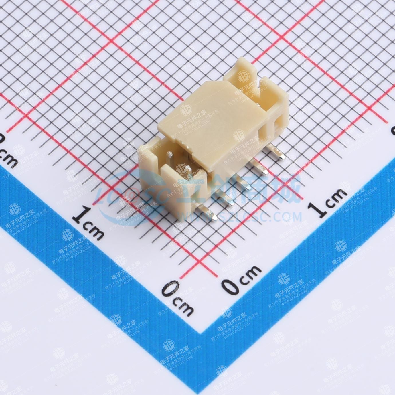 2x5P 间距:2mm 立贴