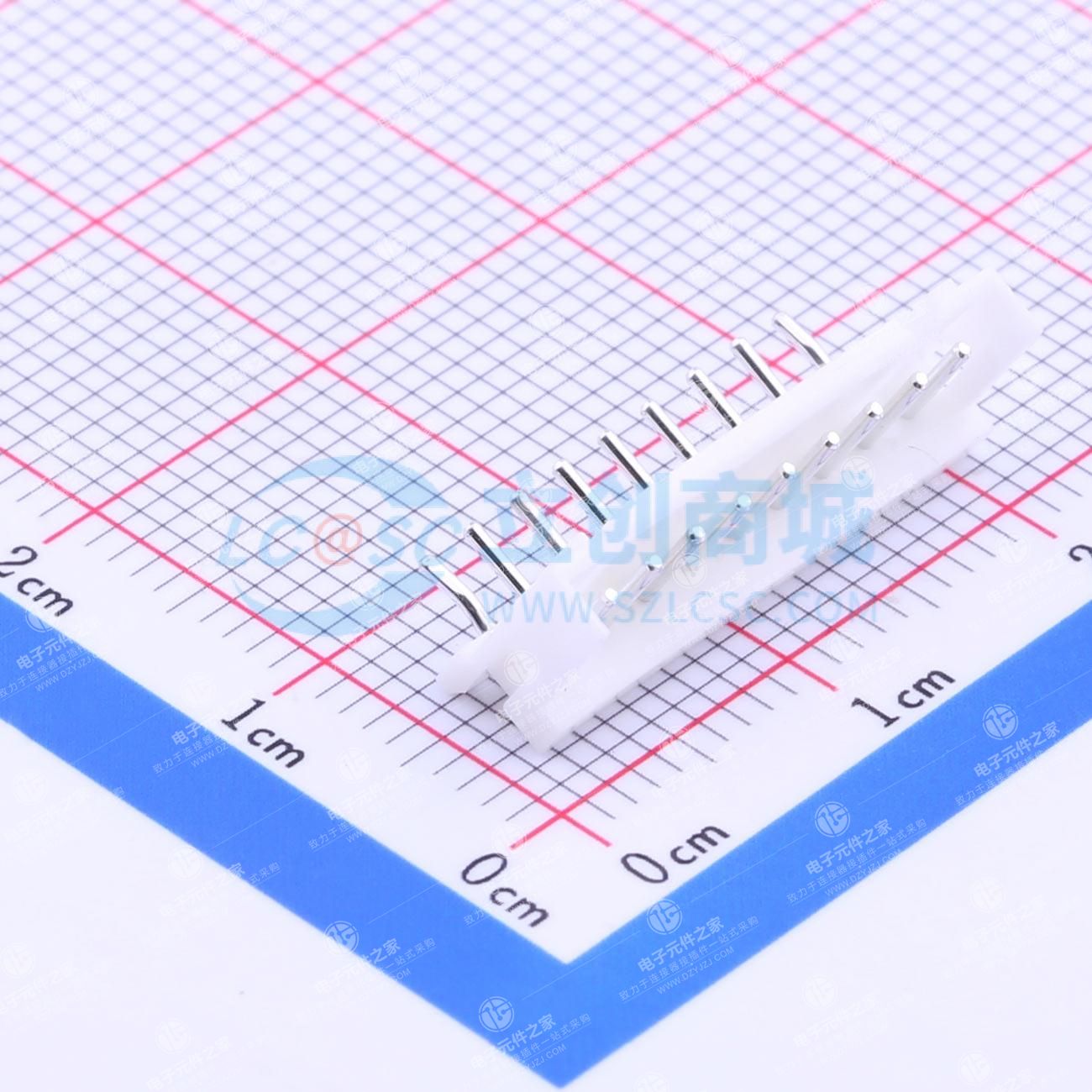 1x9P 间距:2mm 弯插
