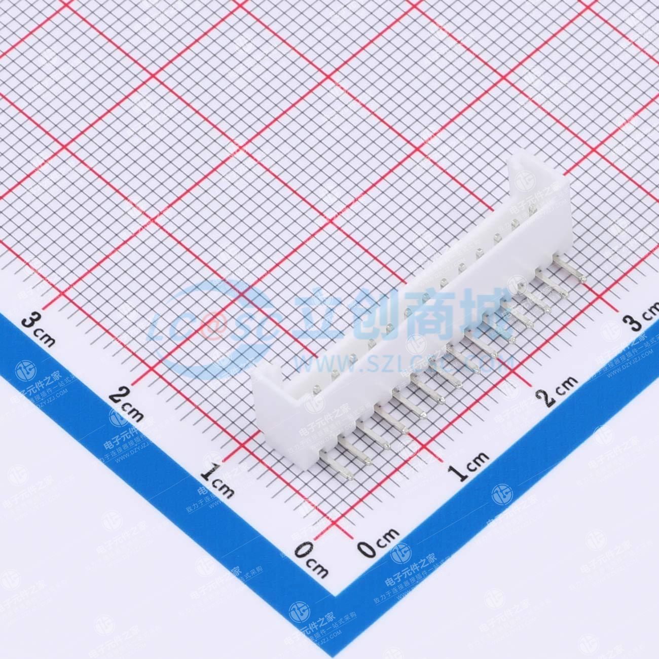 插针结构:1x14P 间距:2mm 安装方式:弯插 参考系列:HY