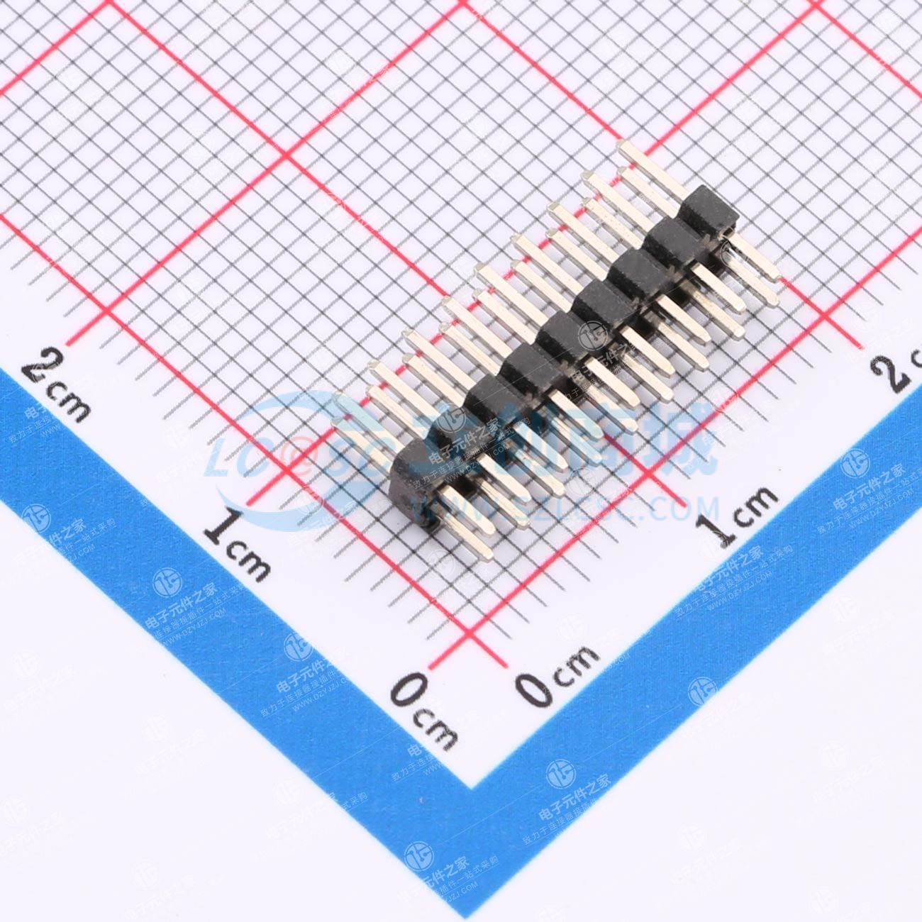 插针结构:2x9P 间距:2mm 安装方式:直插 排数:双排 方针