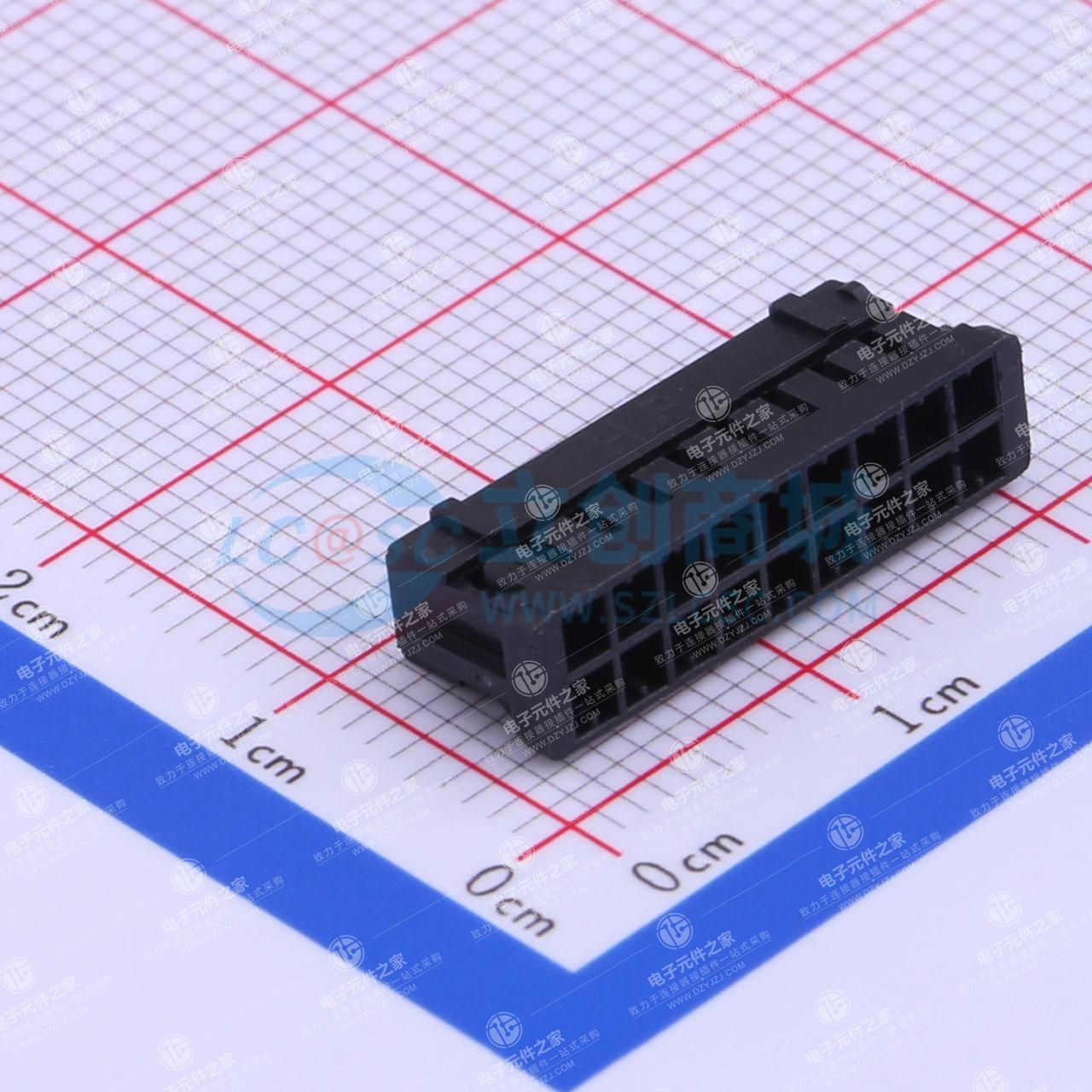 黑色 2x9P 2mm