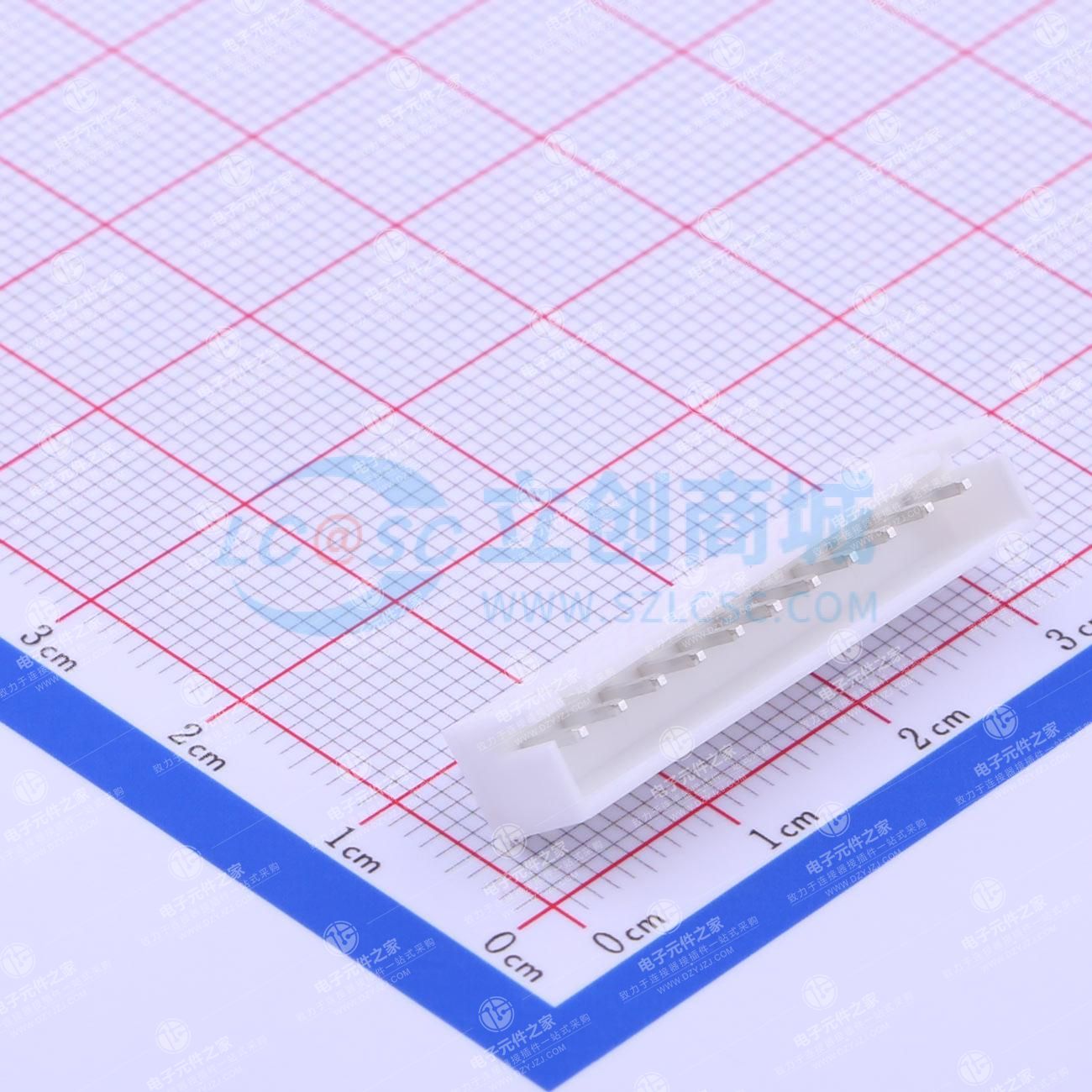 白色 1x11P 间距:2.5mm 直插