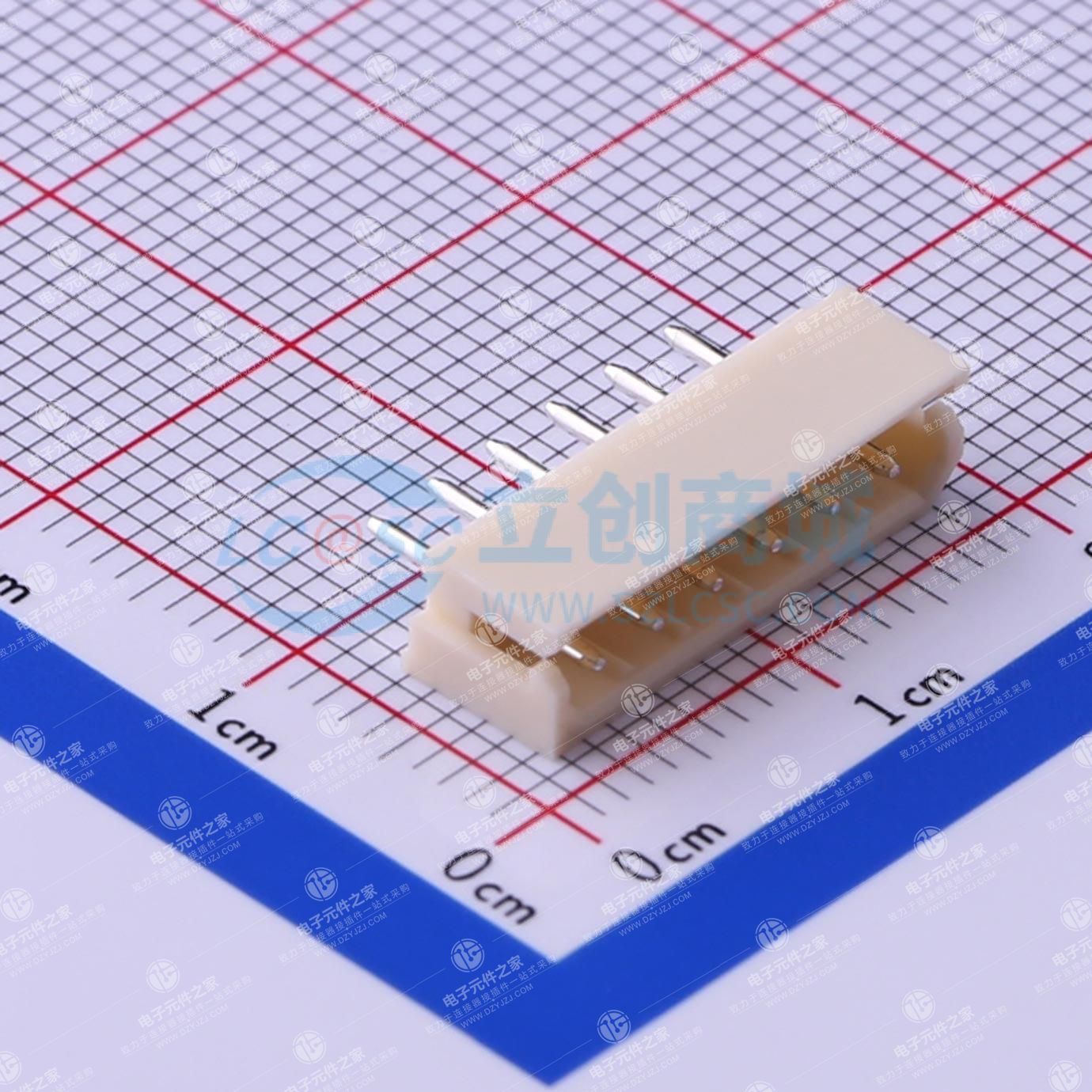 1x6P 间距:2.5mm 直插