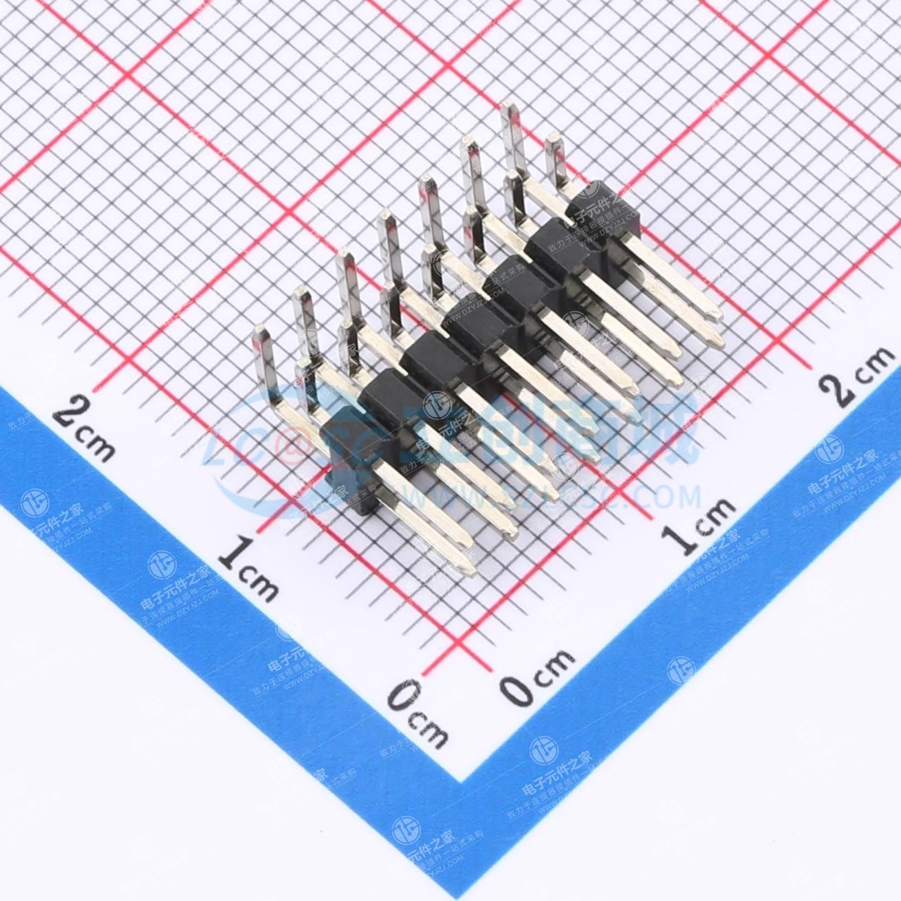 2x7P 间距:2.54mm 方针 直插