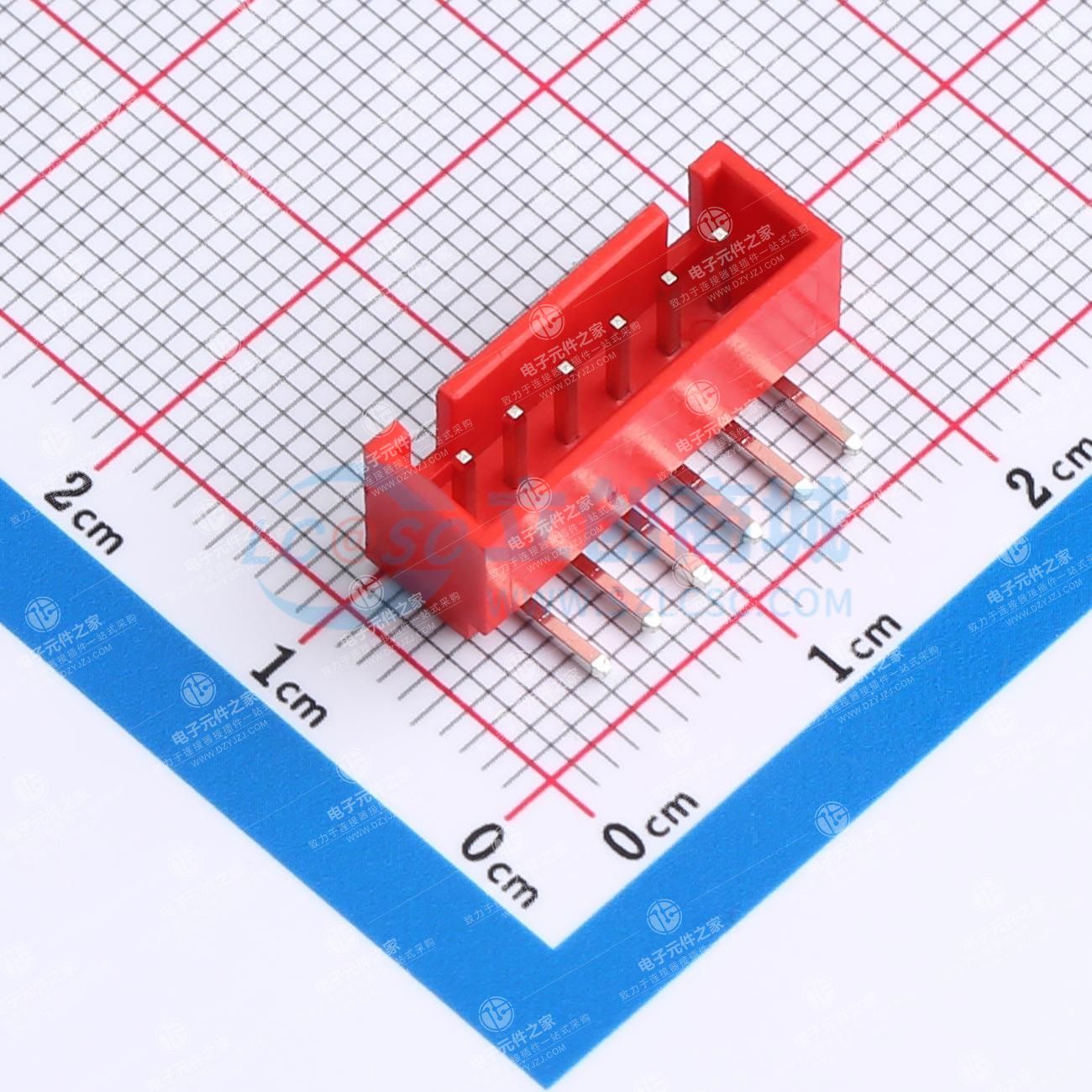 插针结构:1x6P 间距:2.5mm 安装方式:弯插 参考系列:XHB