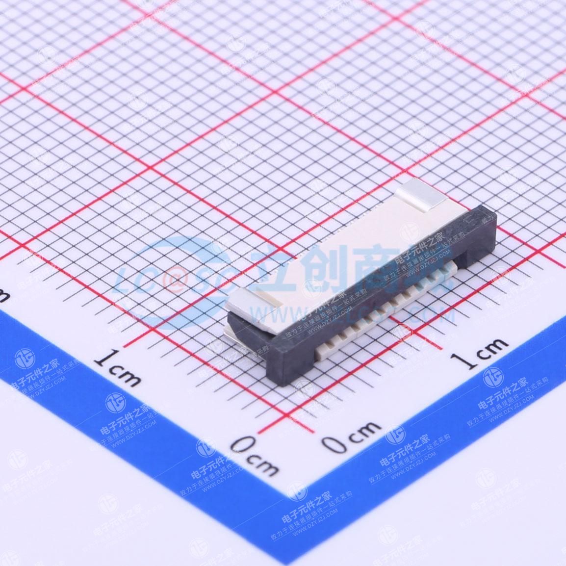 抽屉式 下接 P数:10P 间距:1mm