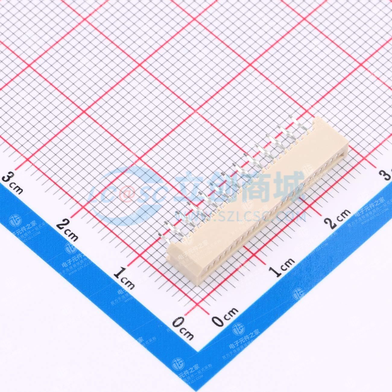 无锁 单侧触点/垂直 P数:24P 间距:1mm