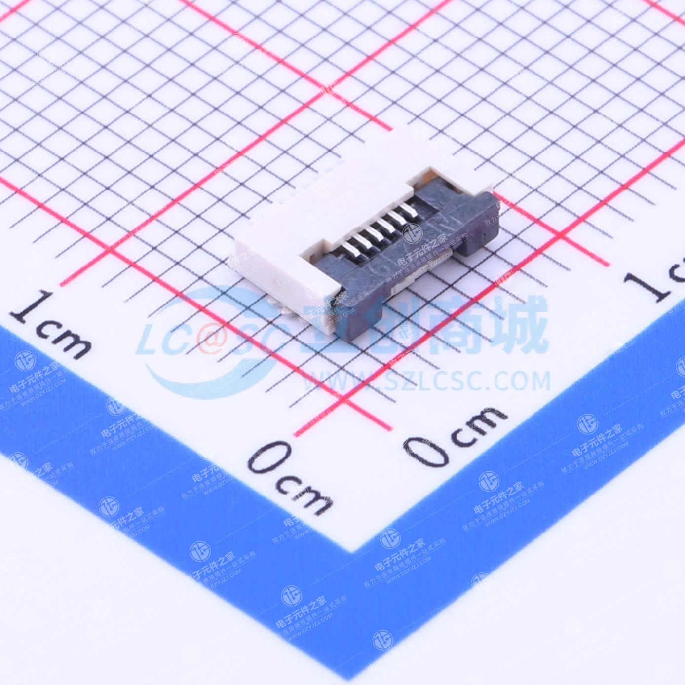 翻盖式 下接 P数:6P 间距:0.5mm