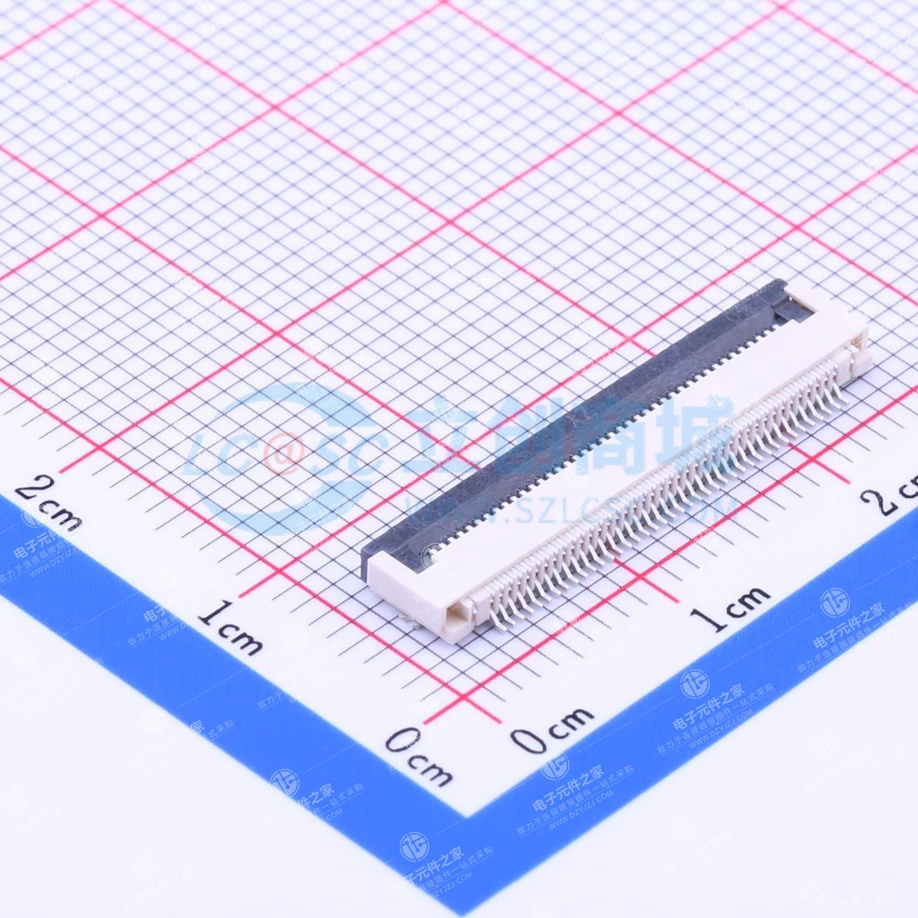 翻盖式 下接 P数:40P 间距:0.5mm