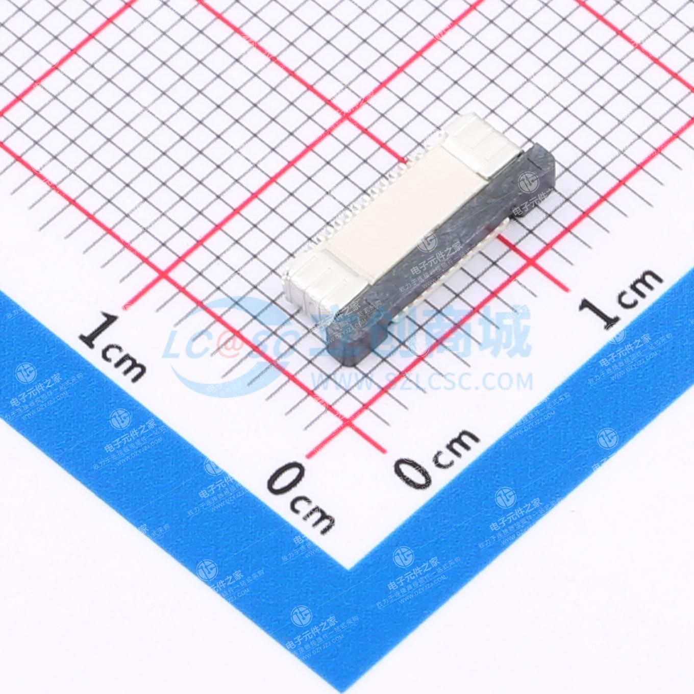 抽屉式 下接 P数:12P 间距:0.5mm