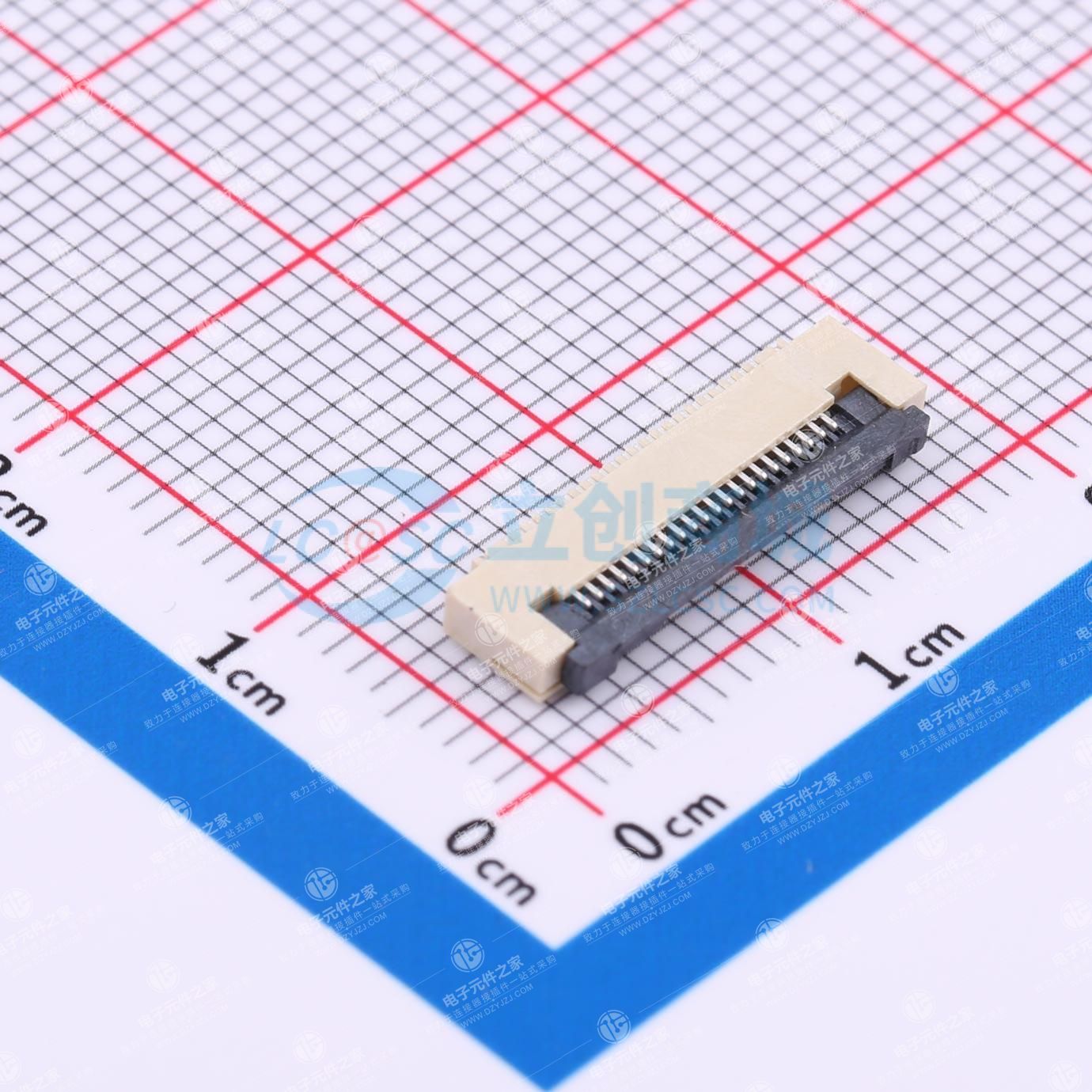 翻盖式 下接 P数:22P 间距:0.5mm