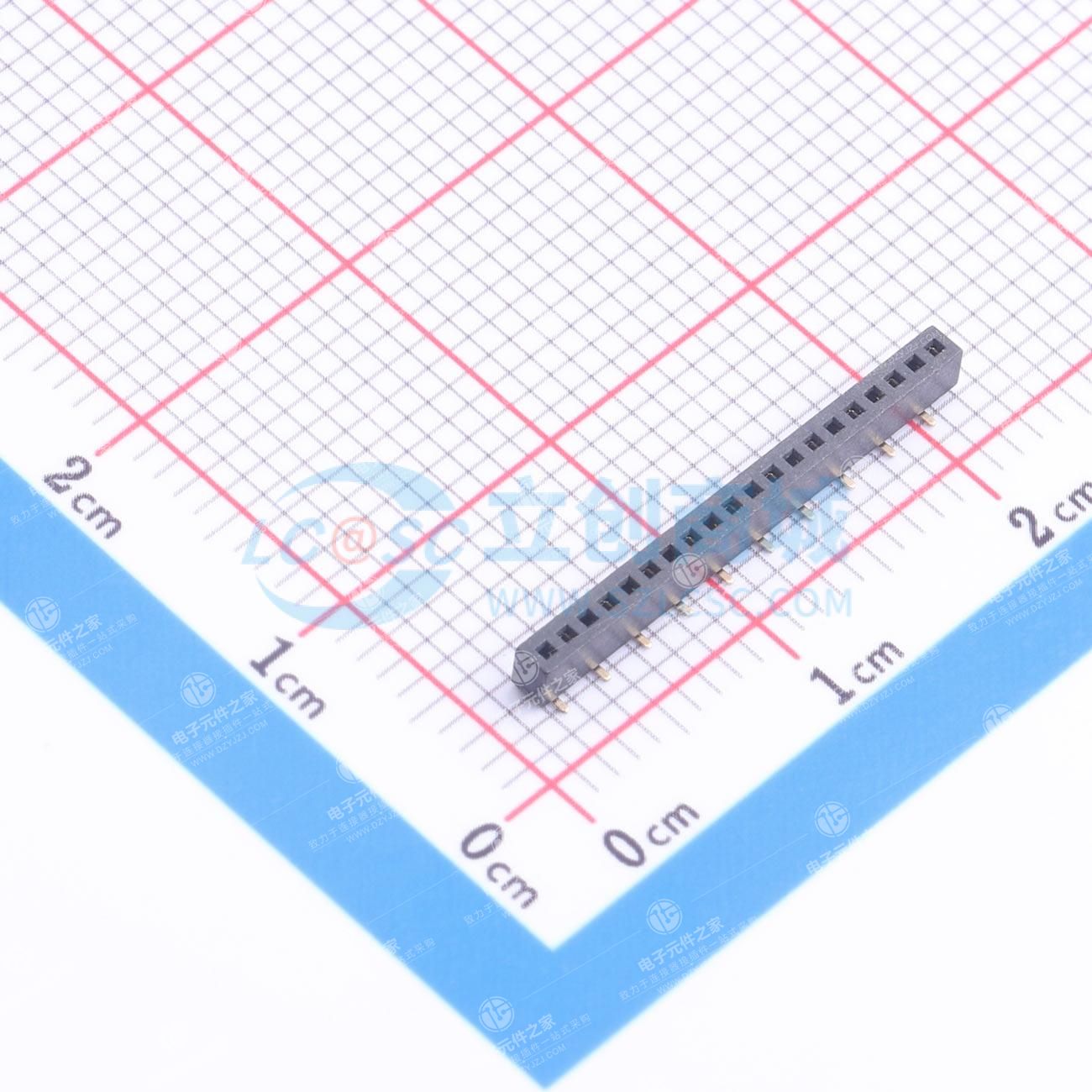 1x20P 间距:1mm 立贴