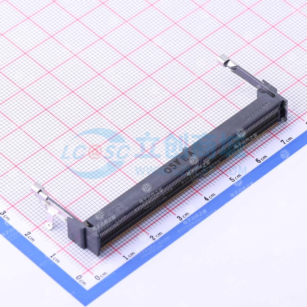 DDRIV SODIMM插座,8.0mm高度,0.50mm间距
