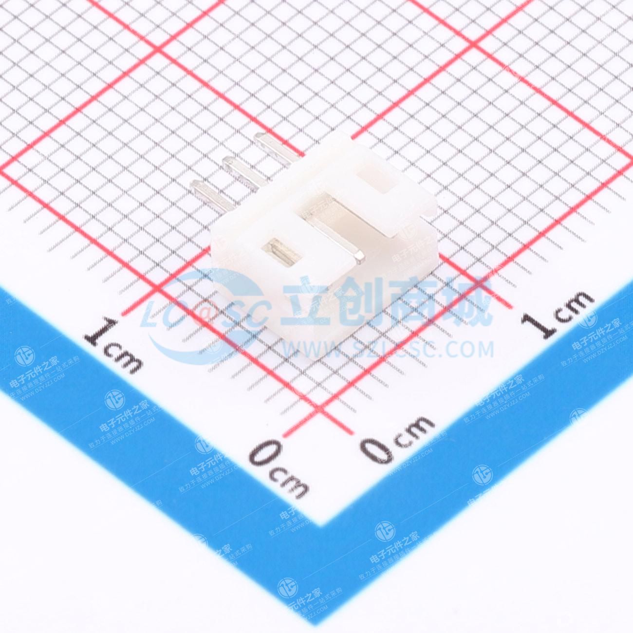 1x3P 间距:2mm 立贴