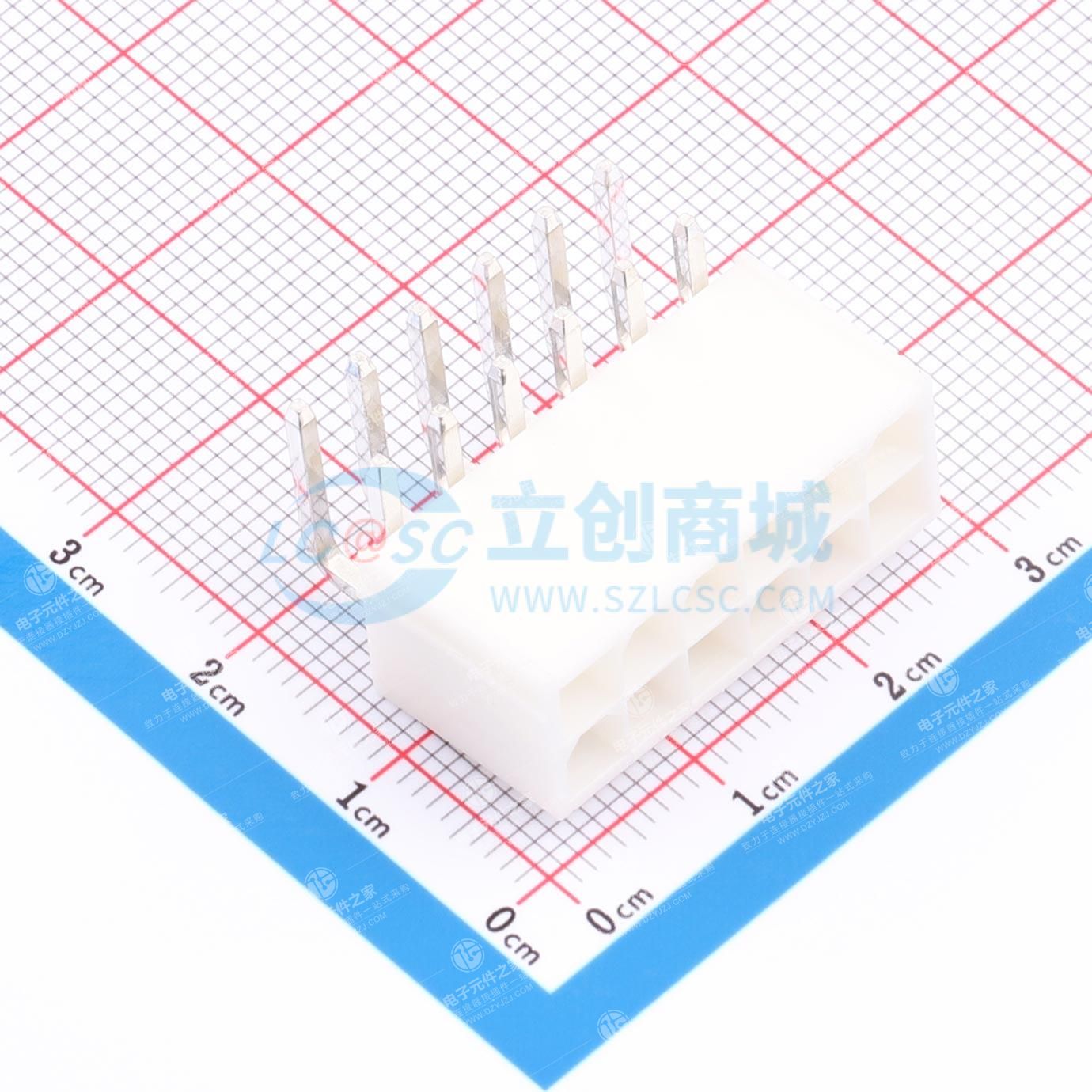 2x6P 间距:4.2mm 弯插