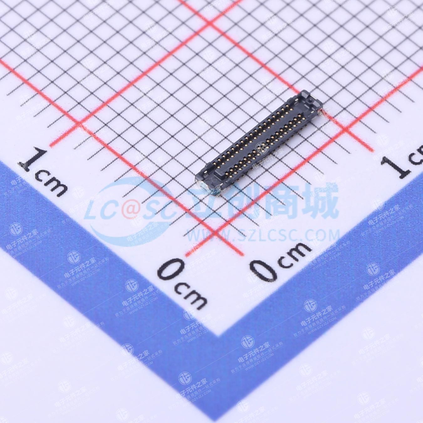 间距:0.35mm PIN:34P 母 立贴