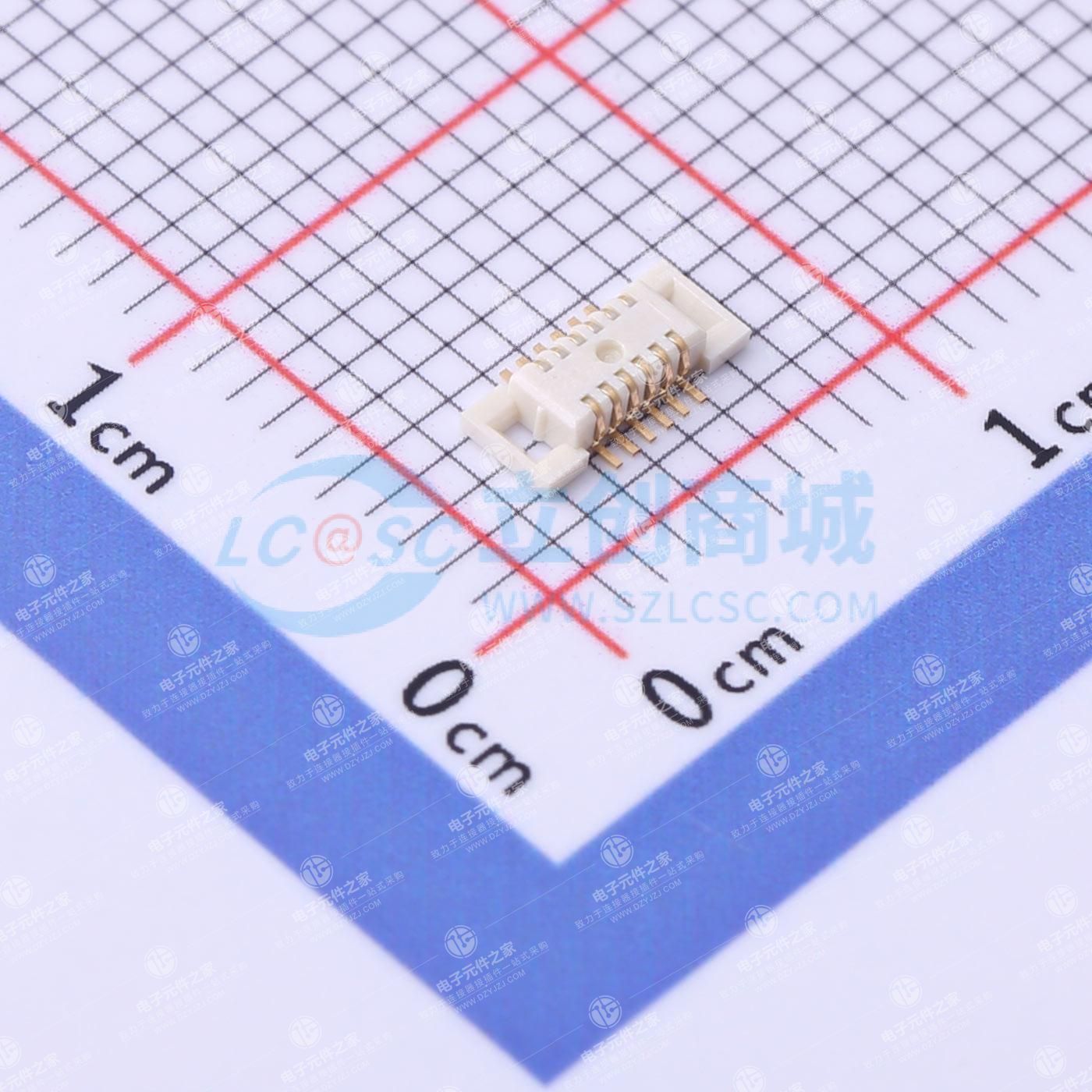 PIN:12P 间距:0.5mm 立贴