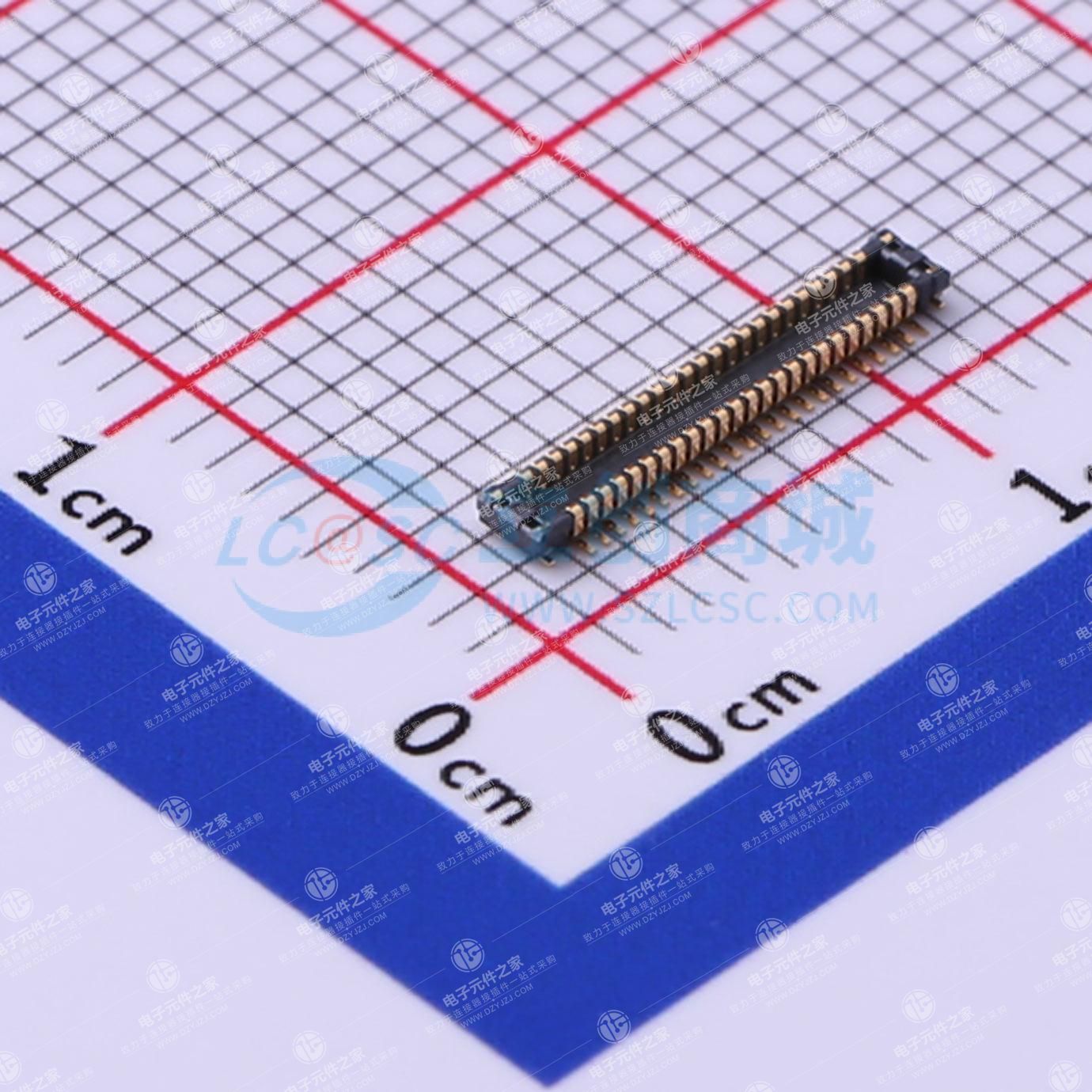2x20P 间距:0.4mm 立贴