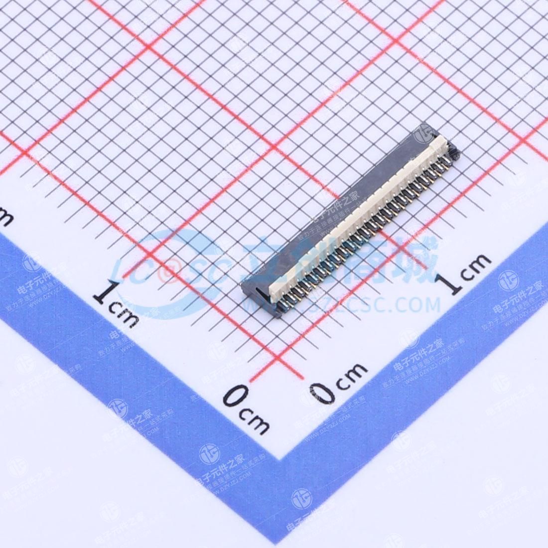 间距:0.3mm P数:45P 翻盖式 双侧触点/上下接