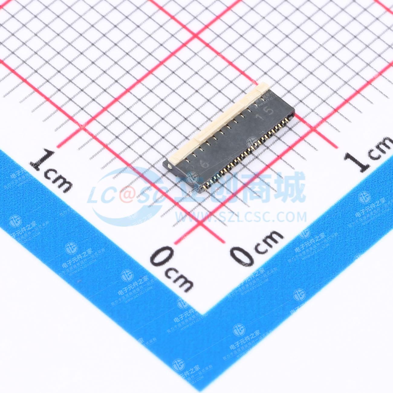 翻盖式 下接 P数:25P 间距:0.3mm