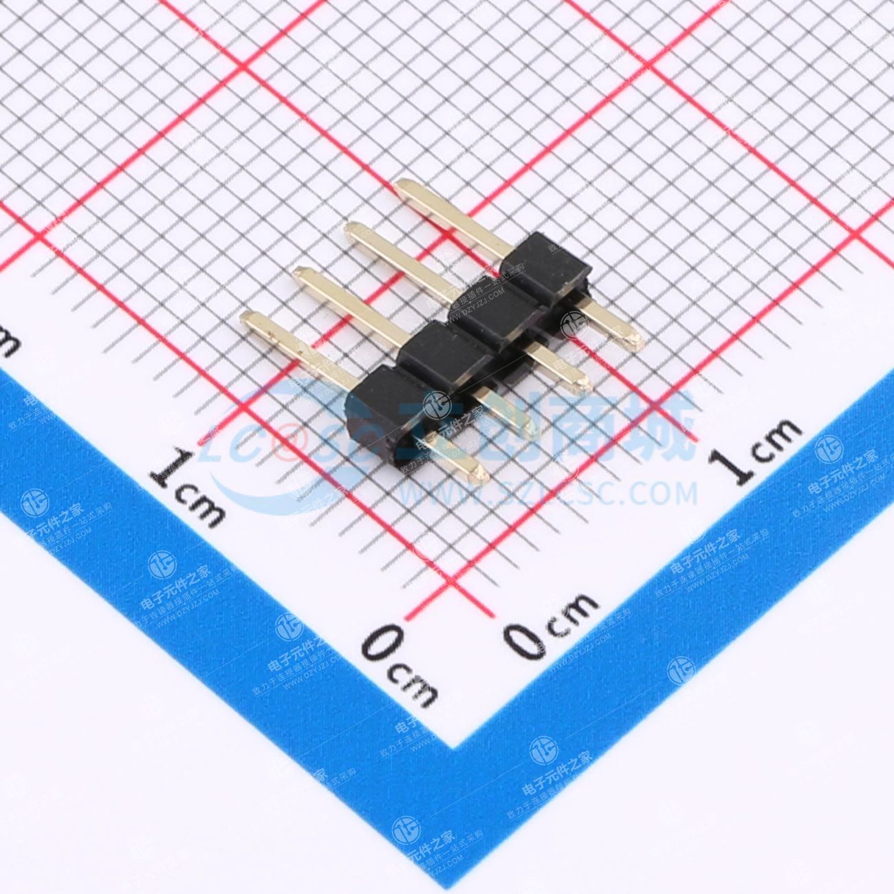 1x4P 间距:2.54mm 方针 直插
