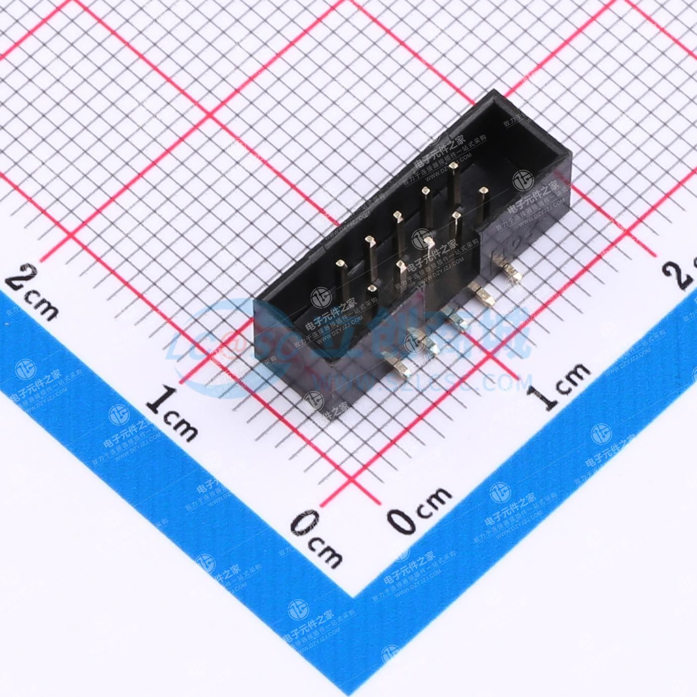 2mm 2x5P 排数:2 每排P数:5