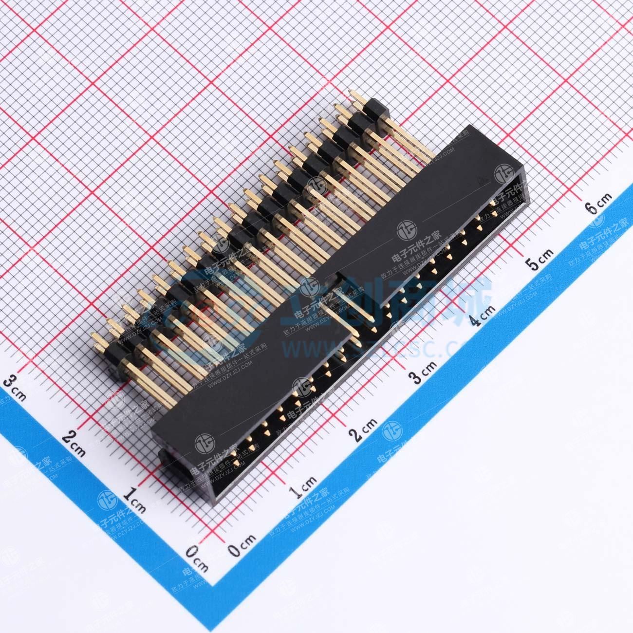 2.54mm 2x18P 排数:2 每排P数:18