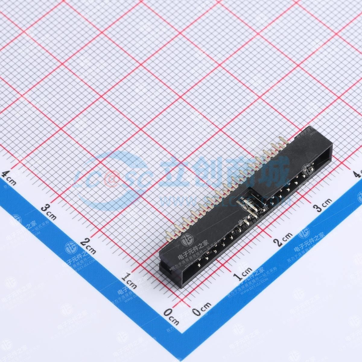 黑色 2mm 2x15P 排数:2 每排P数:15