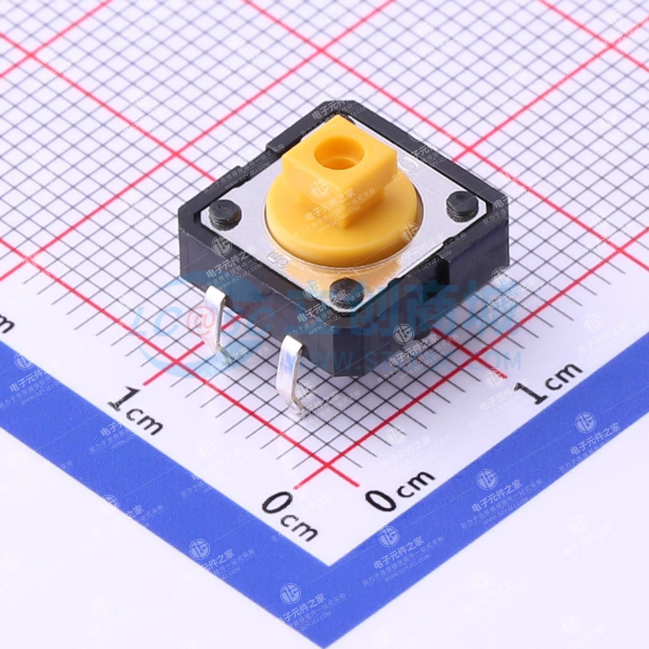 12*12*7.3mm 直插 轻触开关