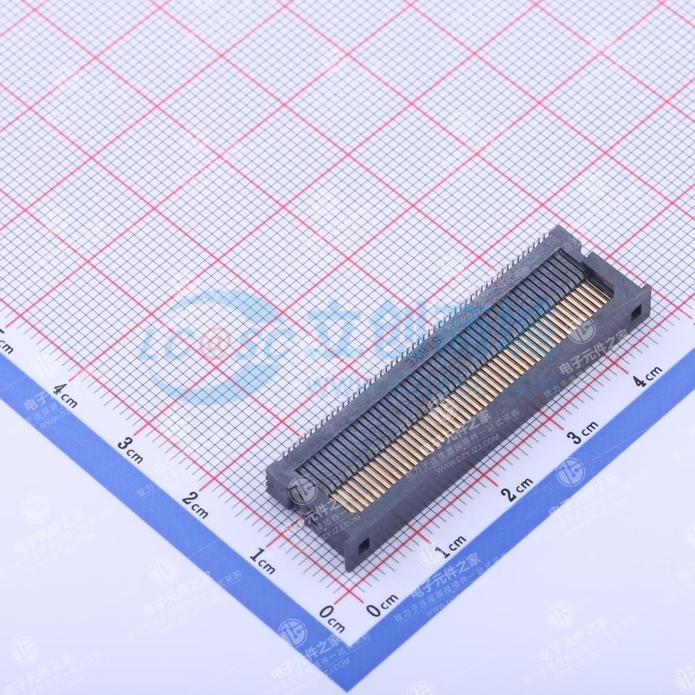 PIN:100P 间距:0.8mm 立贴