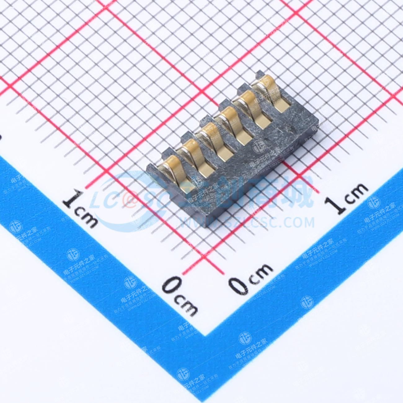 电池座立式贴板BC-12系列6PIN