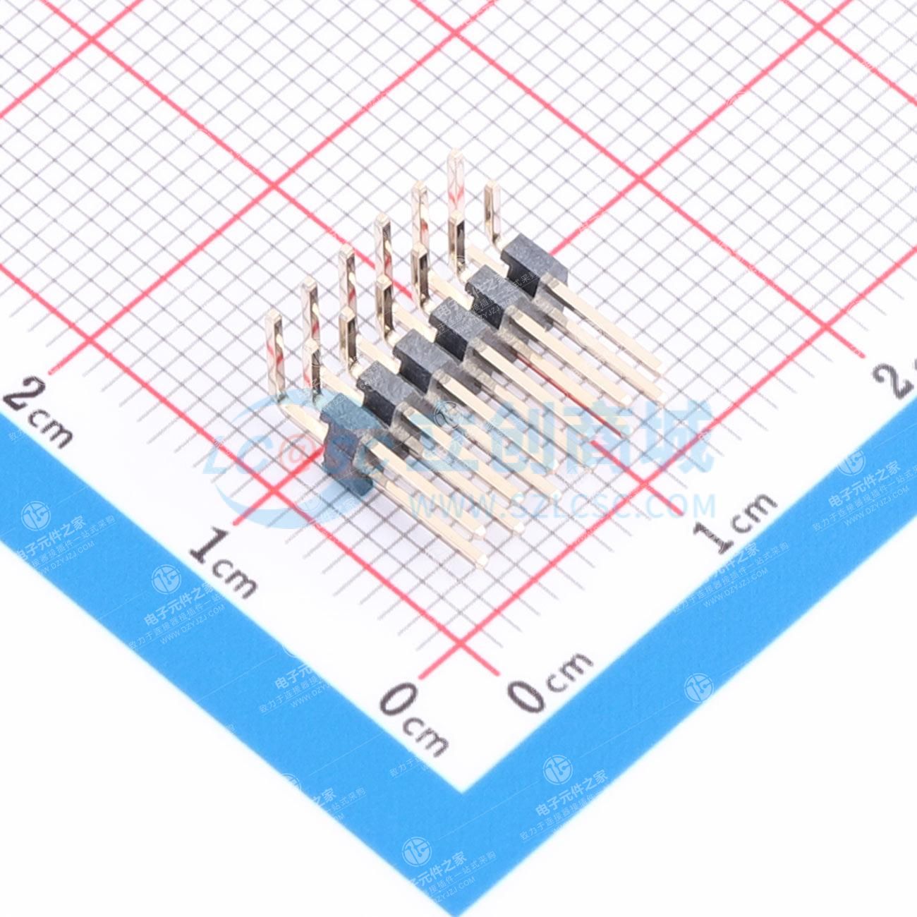 2x6P 间距:2mm 方针 弯插