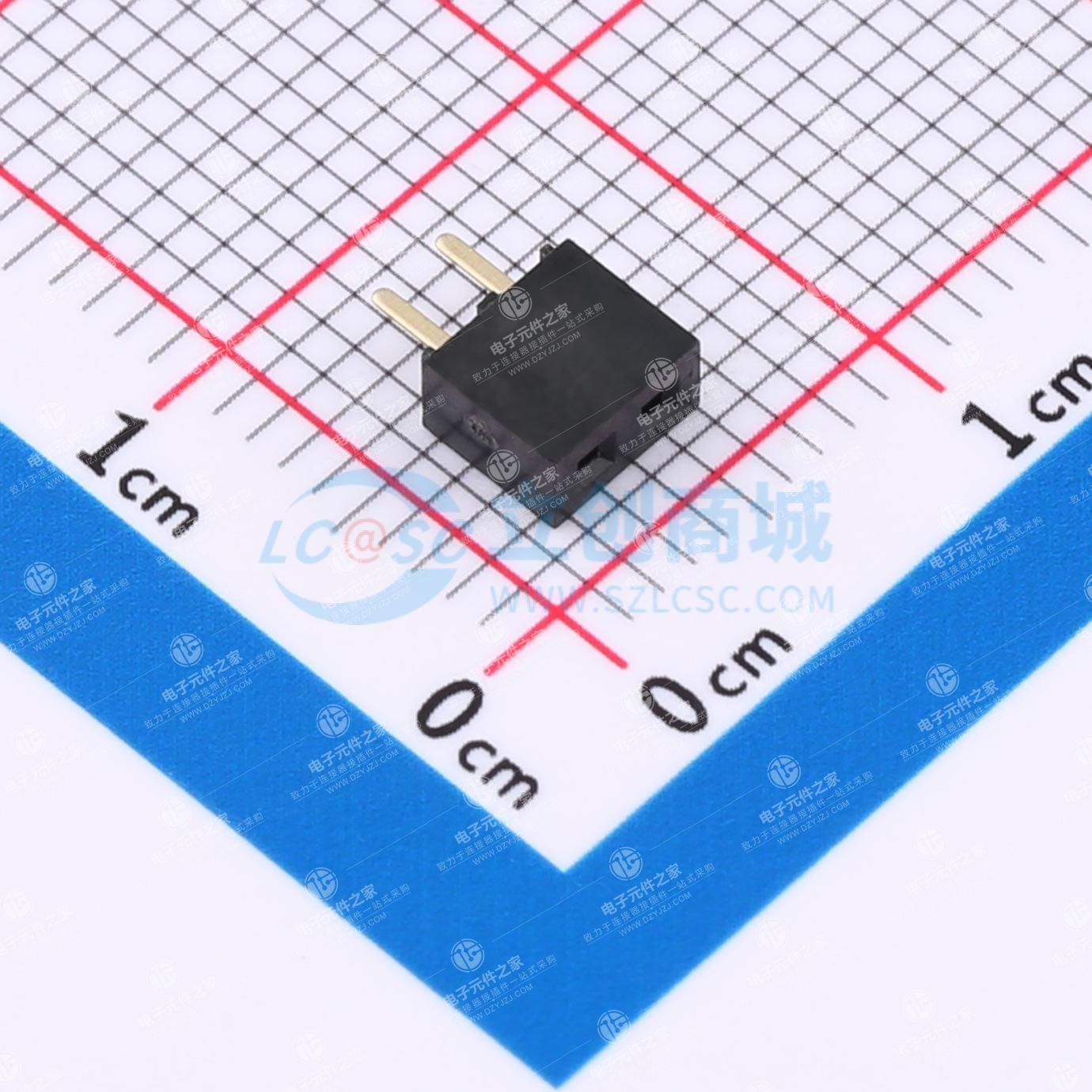 1x2P 间距:2mm 直插