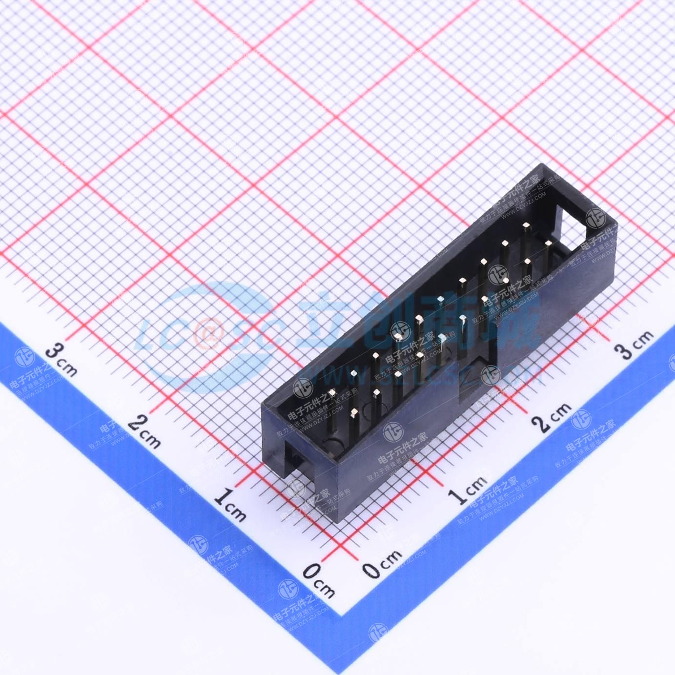 2.54mm 2x10P 排数:2 每排P数:10
