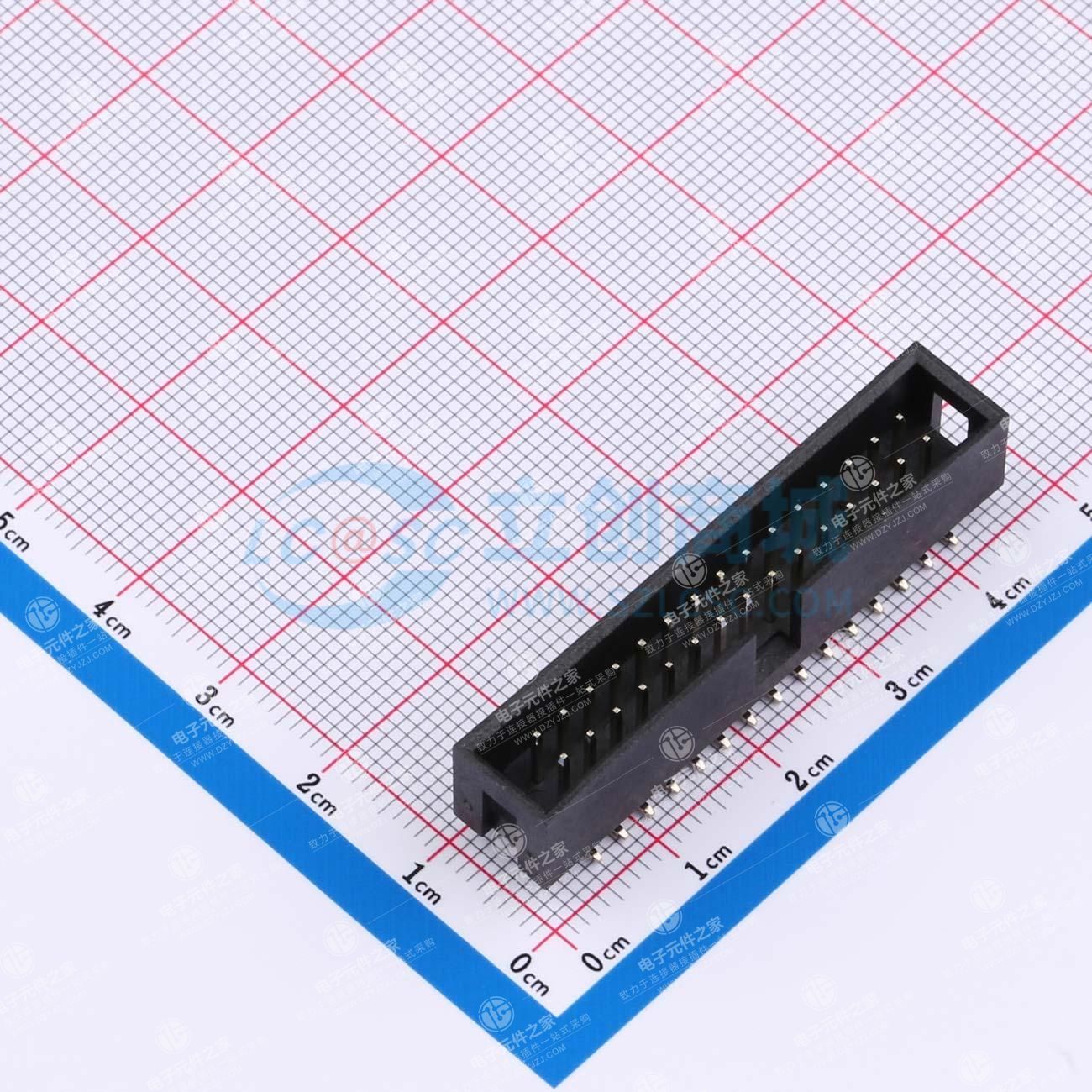 2.54mm 2x15P 排数:2 每排P数:15