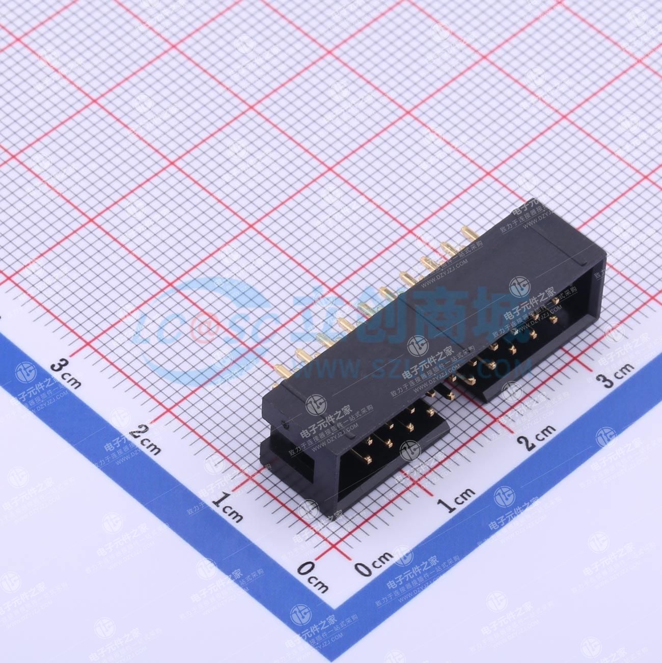 2.54mm 2x10P 排数:2 每排P数:10 停产