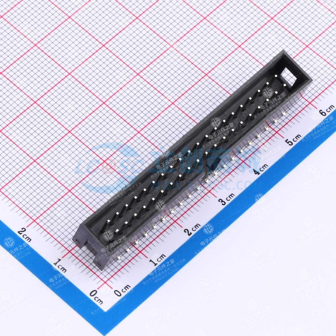 2.54mm 2x20P 排数:2 每排P数:20